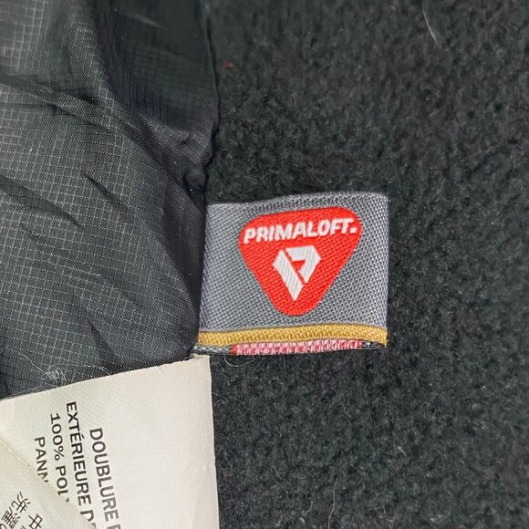 LL Bean Puffer Vest Women's XLP Petite Gray Camo Primaloft Packaway Packable - Picture 8 of 12